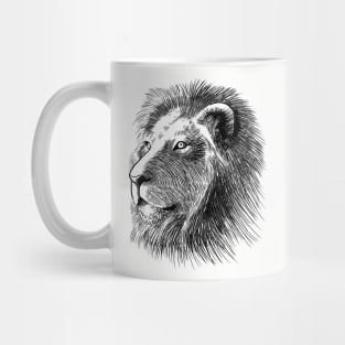 Sketch Lion Mug